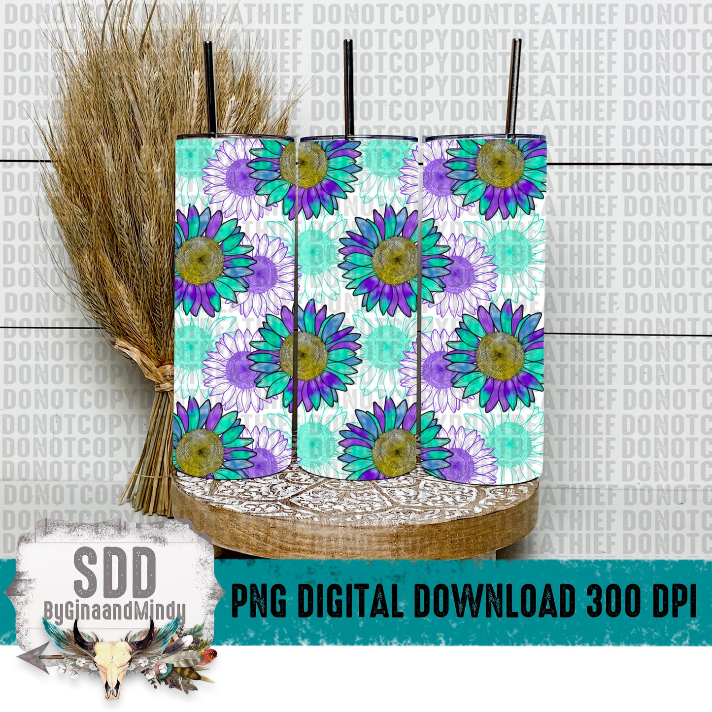 Sunflower Tumbler Wrap