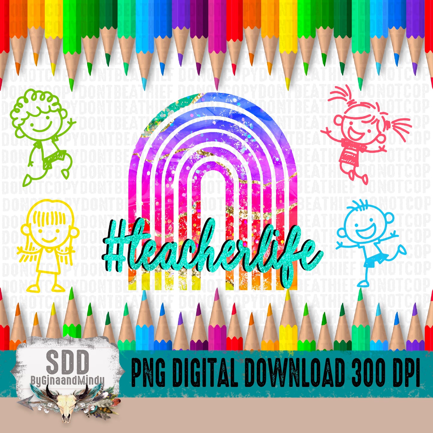 Teacher Life 20 oz Tumbler Wrap