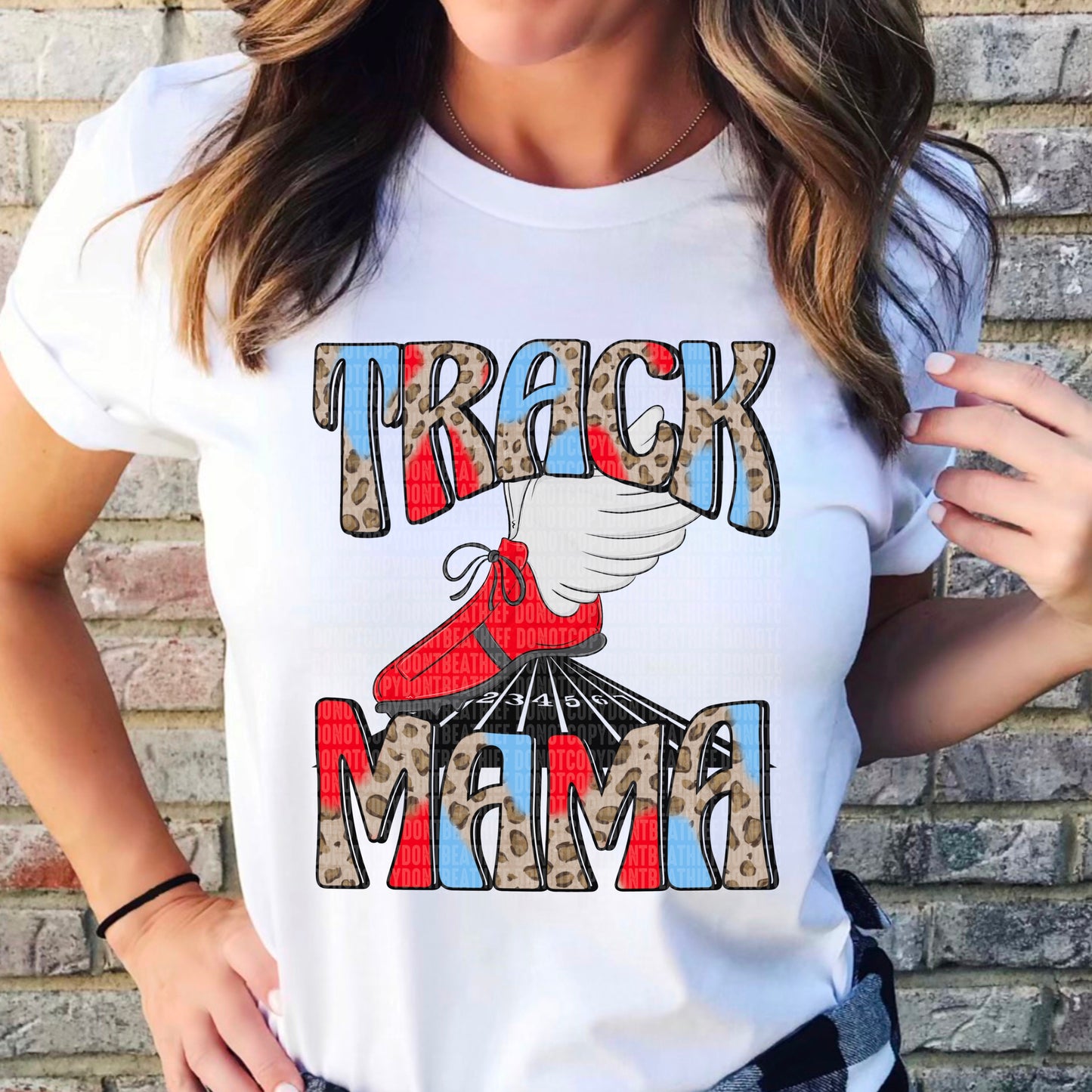 Track Mama Carolina Blue/Red
