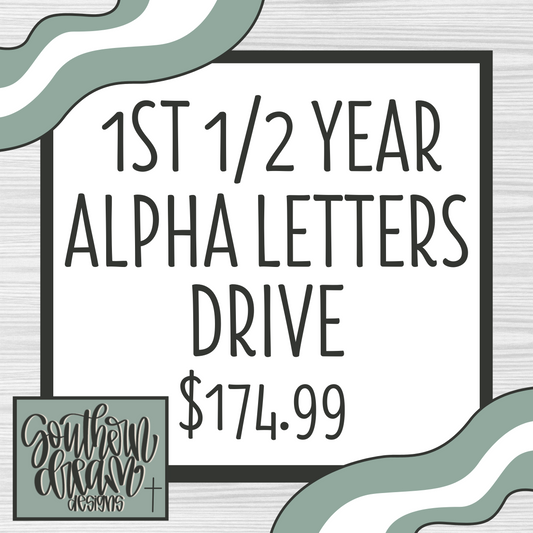 1st 1/2 2026 YEAR ALPHA DOODLE DRIVE
