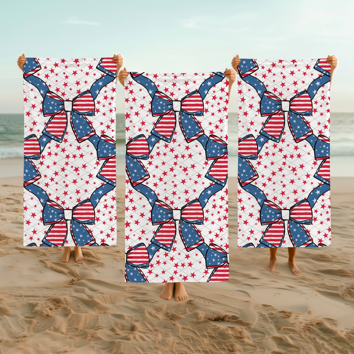 Coquette Patriotic Bow Seamless Bundle