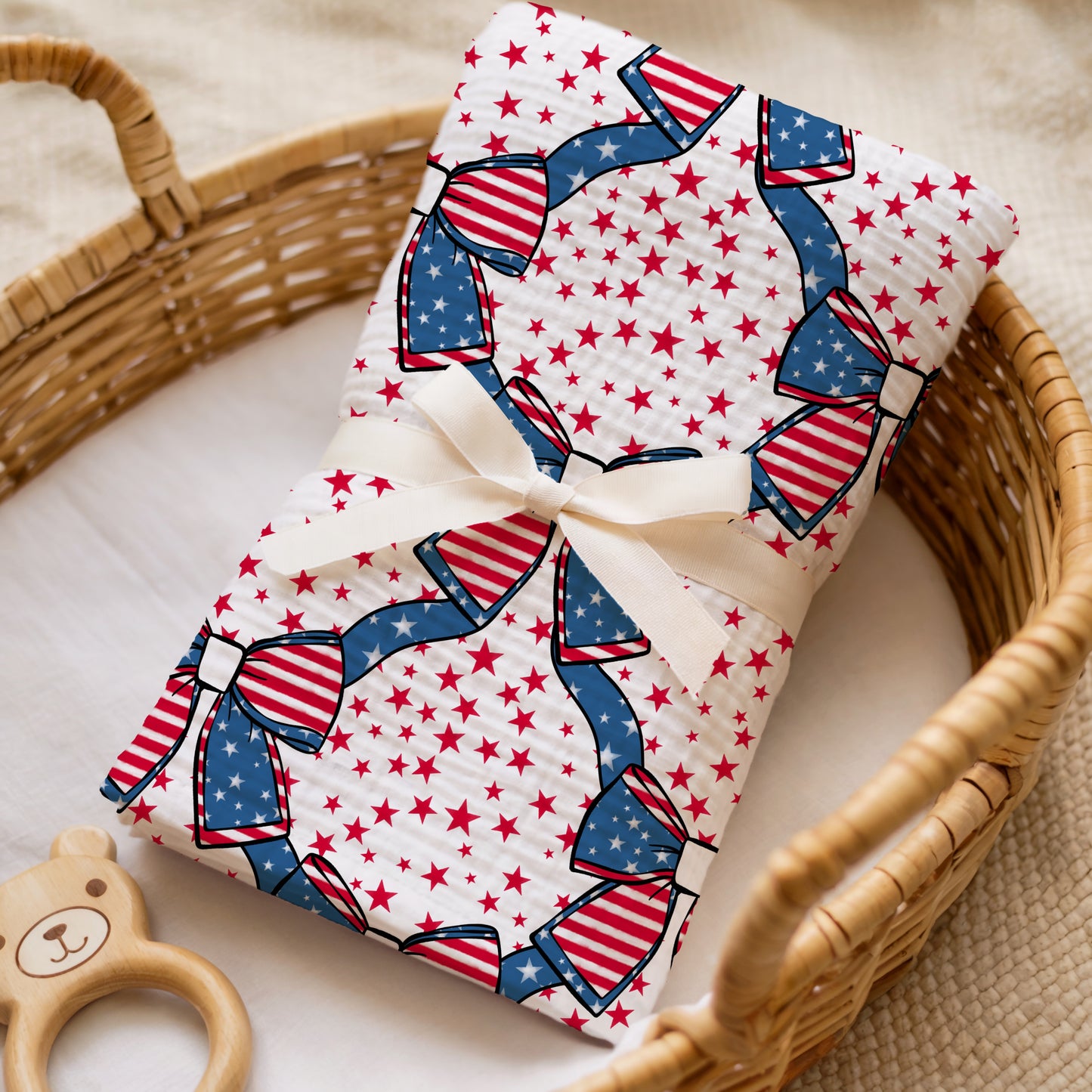 Coquette Patriotic Bow Seamless Bundle