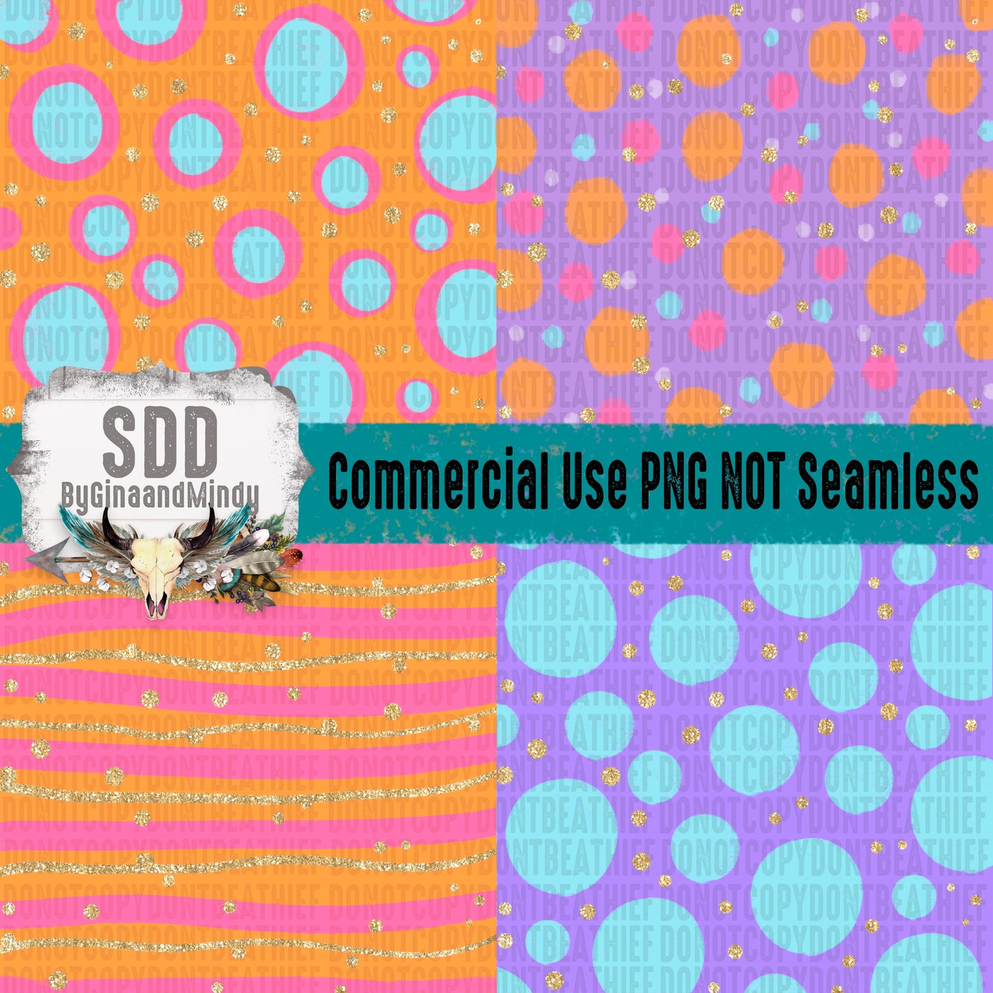 Spring Fling Digital Paper Bundle