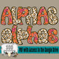 1st 1/2 2026 YEAR ALPHA DOODLE DRIVE