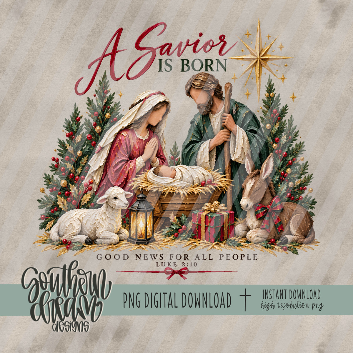 A Savior is Born Textured Bundle