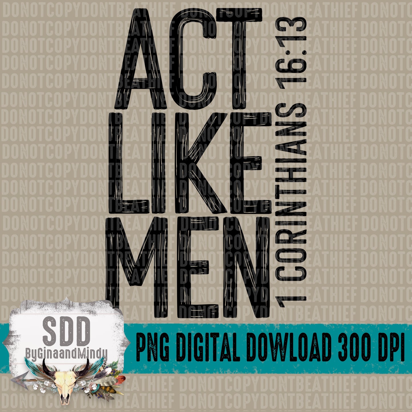 Act Like Men Single Color Bundle