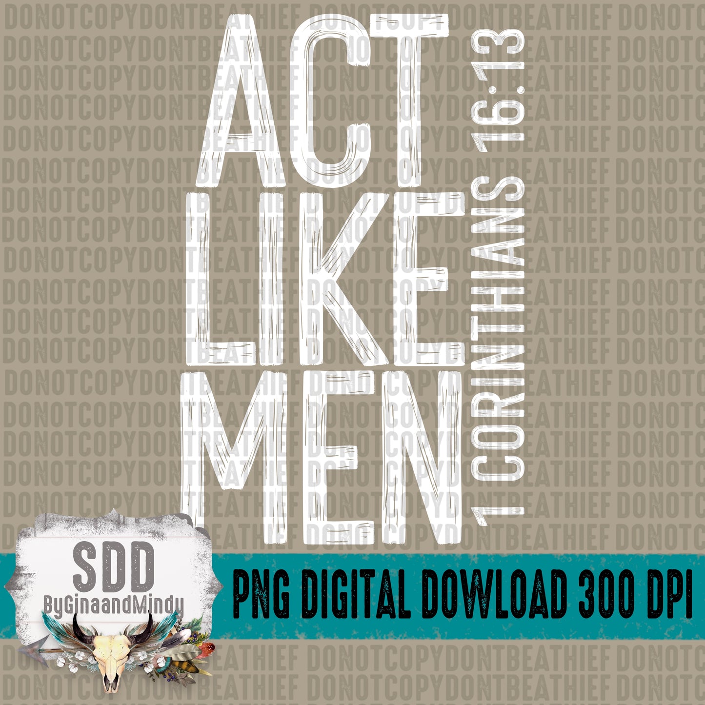 Act Like Men Single Color Bundle