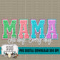 Mama|Mom Faux Chenille|Embroidery Bundle