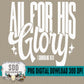All For His Glory Bundle