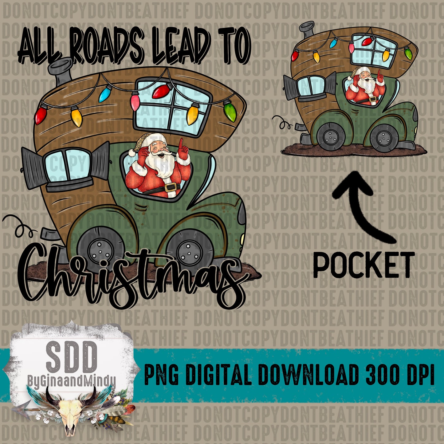 All Roads Lead to Christmas Bundle (Leopard)