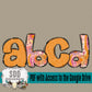 Artsy Doodle Alpha (2 Sets Uppercase, Lowercase, 0-9, Special Characters)