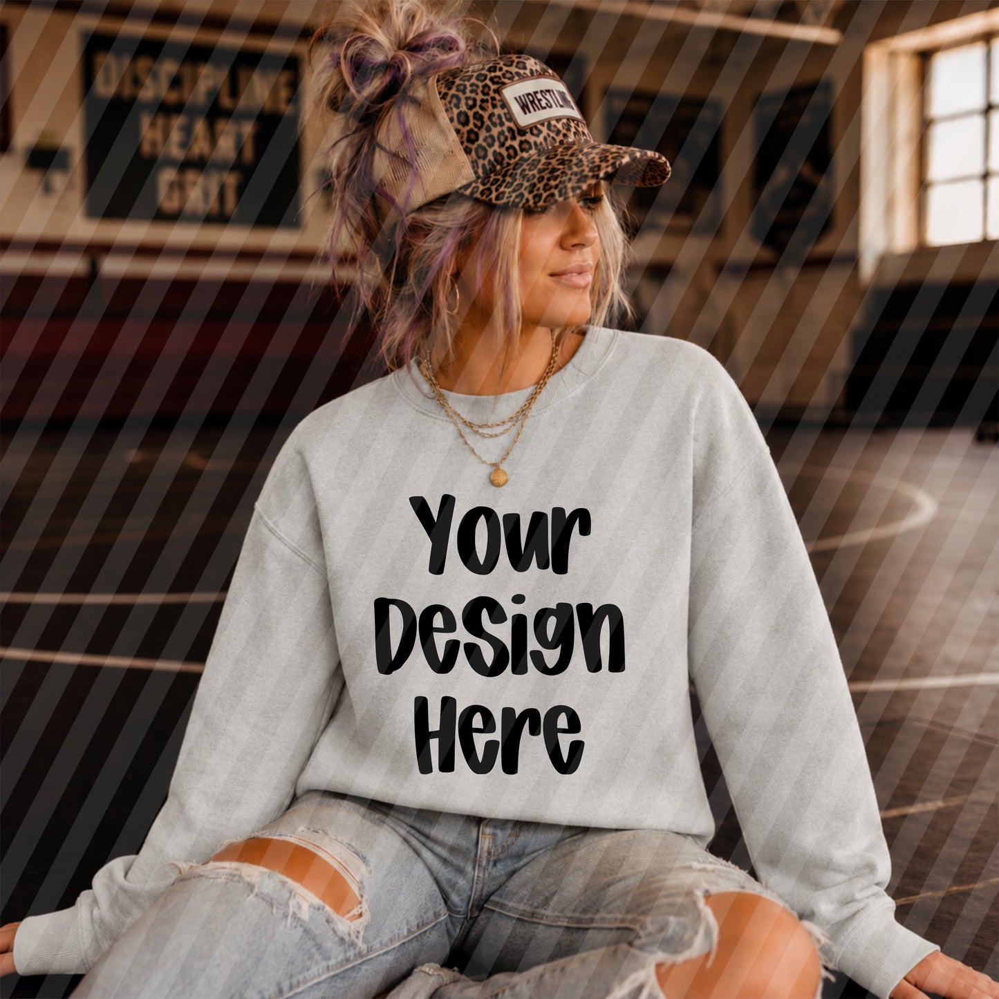 Ash Crew Sweatshirt Wrestling