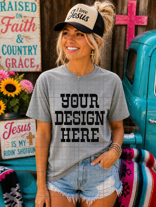 Athletic Grey Western Faith