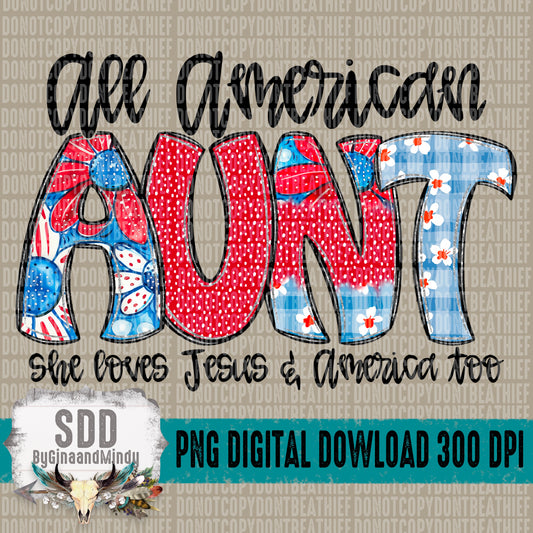 She Loves Jesus & America Too; Aunt