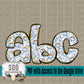 Autumn Toile De Juoy Doodle Alpha (1 Set Uppercase & Lowercase, 0-9, + Special Characters)
