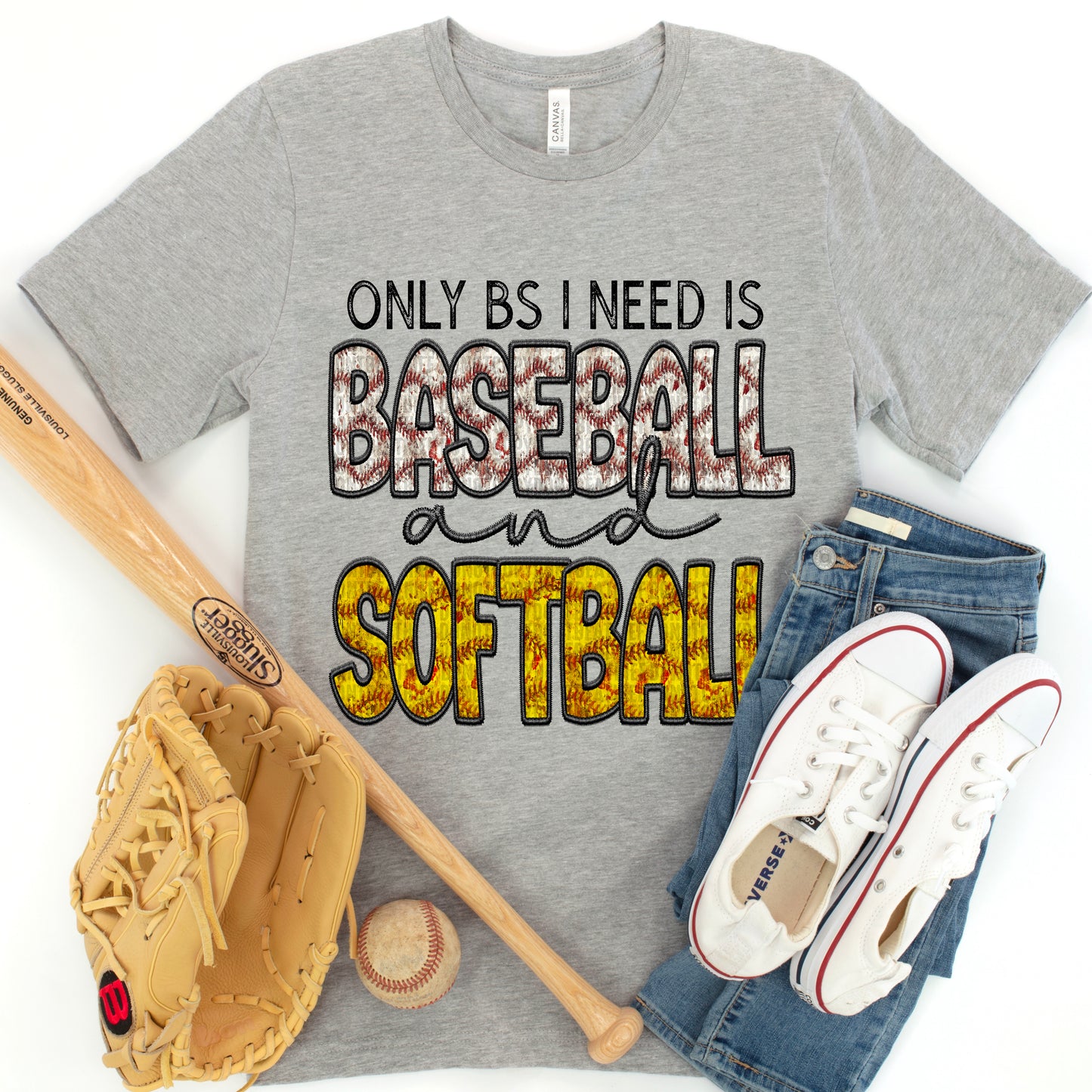 Only BS I Need is Baseball & Softball