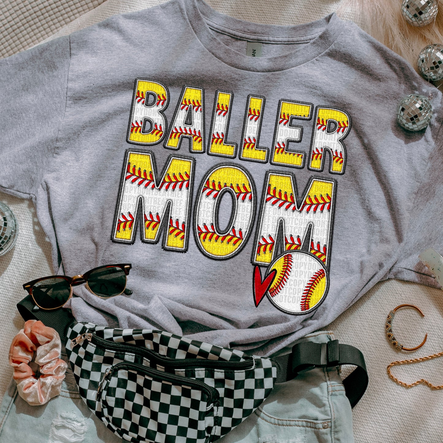 Baller Mama|Mom Softball|Baseball Bundle