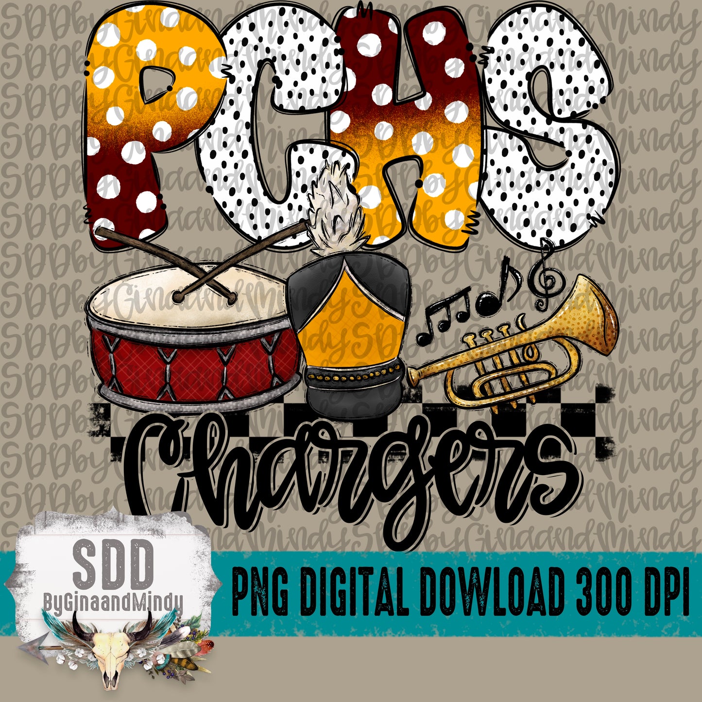 Doodle Letters BAND CUSTOM