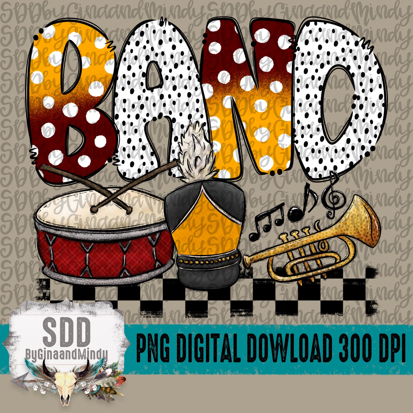 Doodle Letters BAND CUSTOM