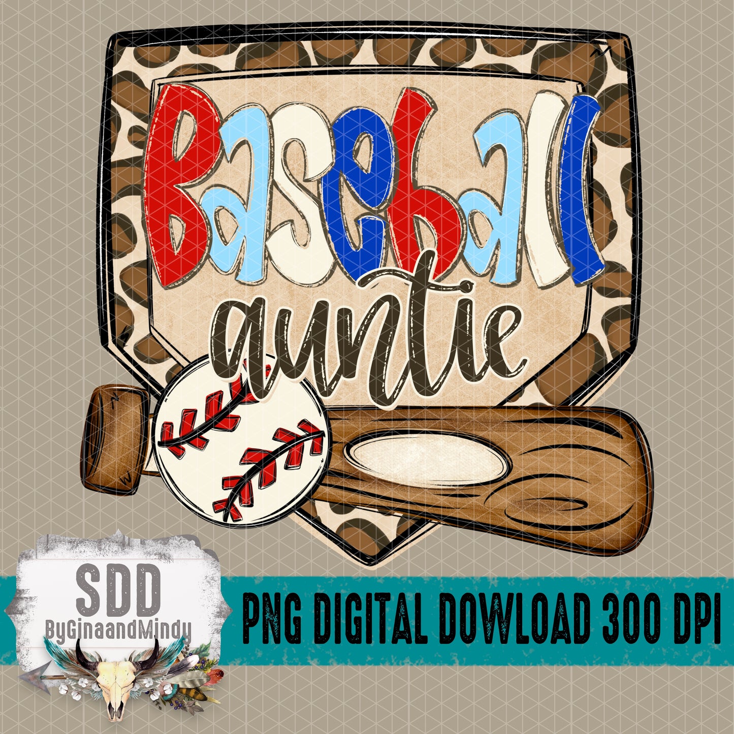 Baseball Auntie DIY (Font Used KA-Sadie May Bold)