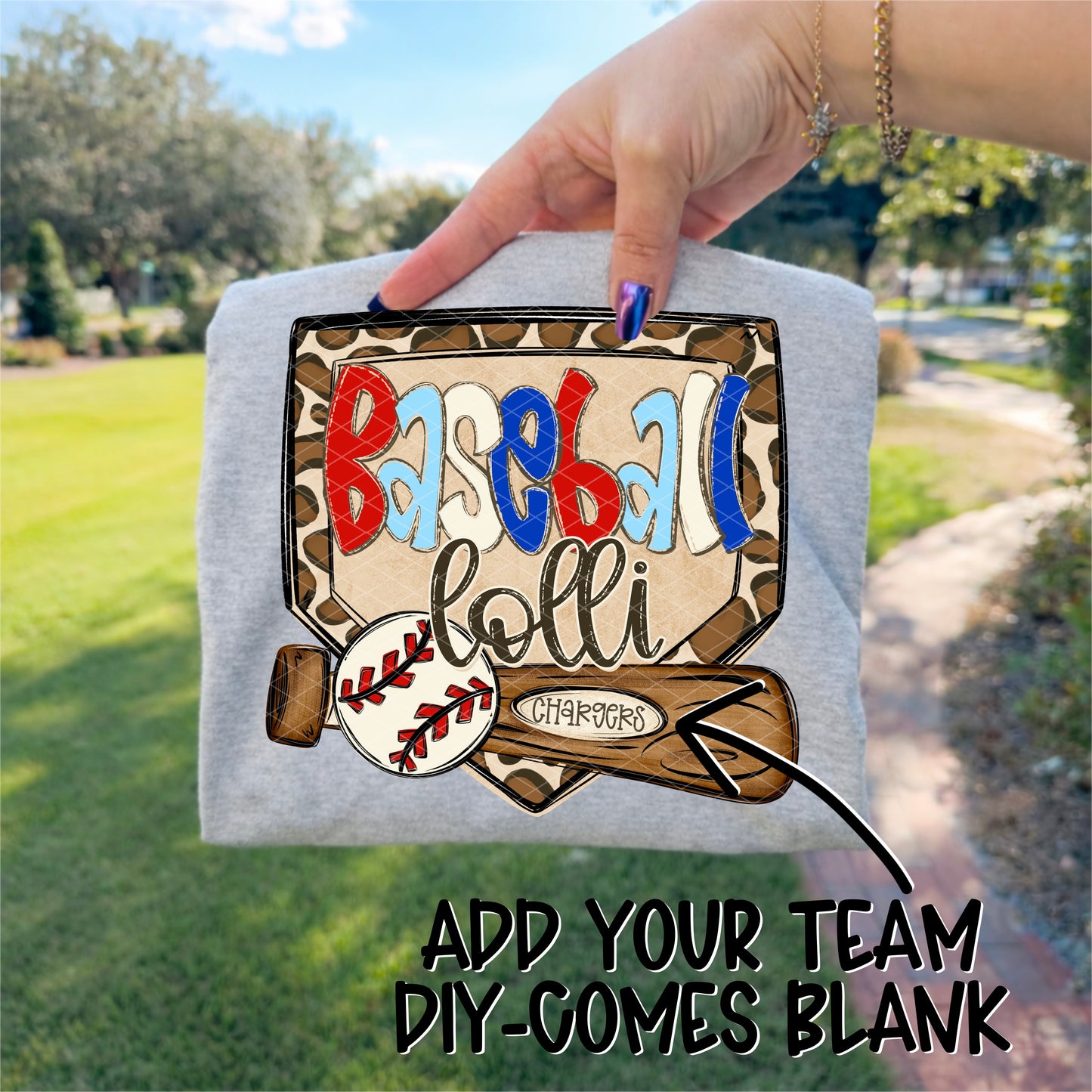 Baseball Lolli DIY (Font Used KA-Sadie May Bold)