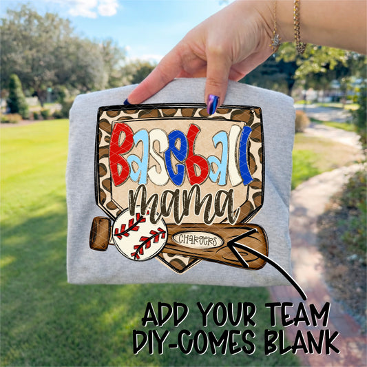 Baseball Mama DIY (Font Used KA-Sadie May Bold)