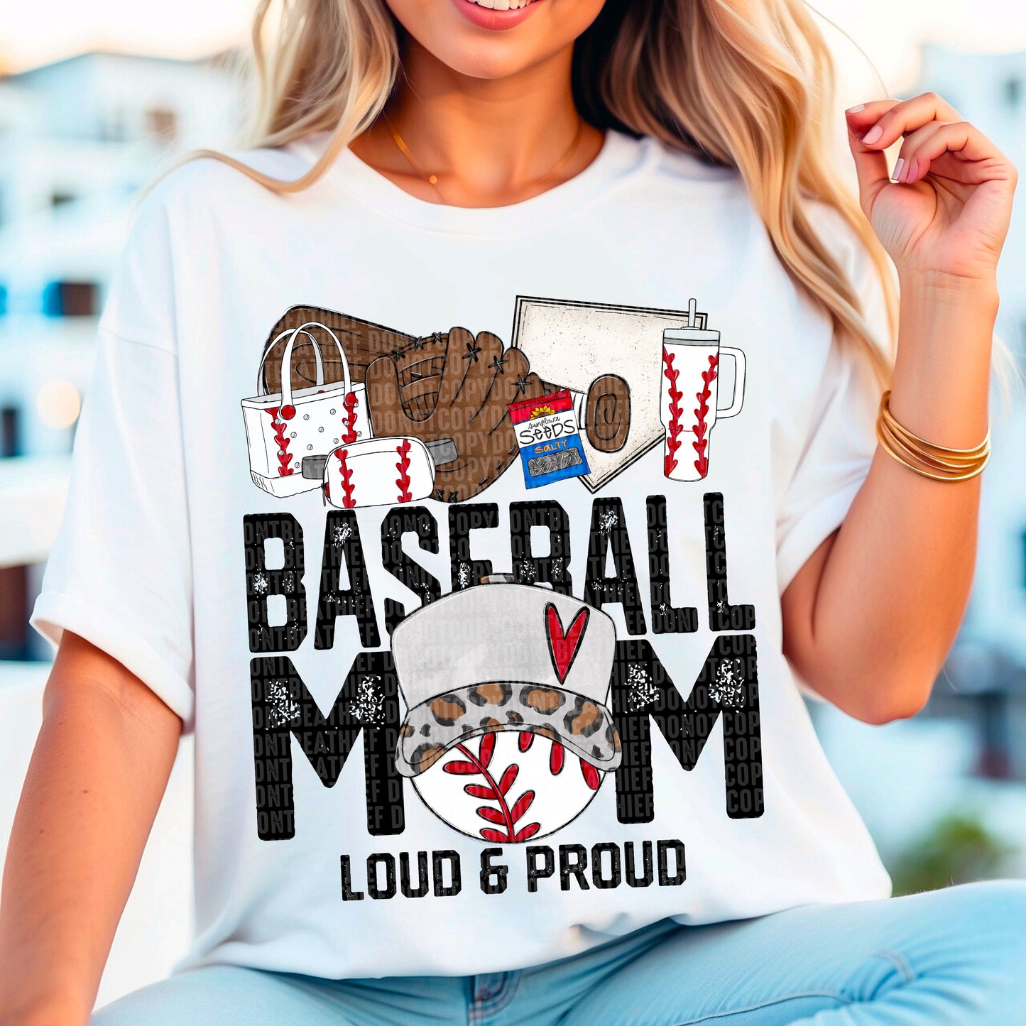 Baseball Mom- Loud and Proud