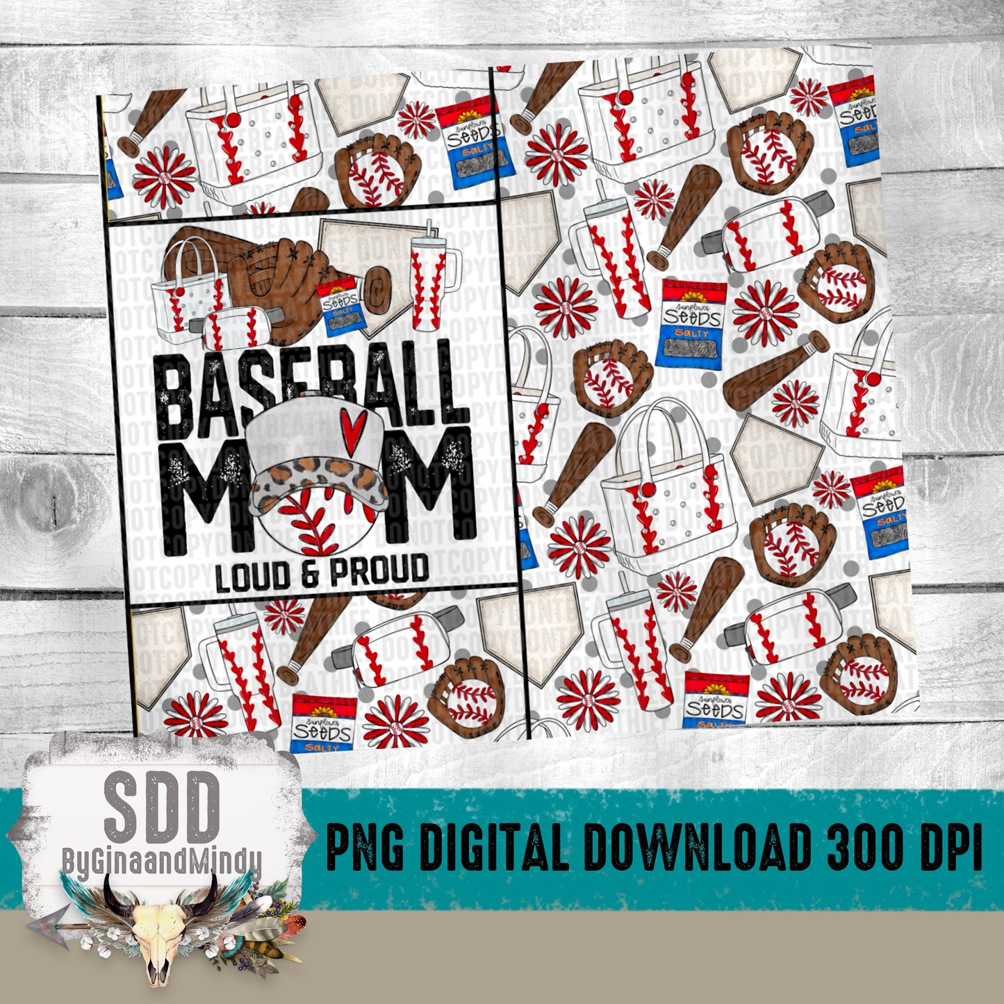 Baseball Mom - Loud and Proud - 20oz Tumbler