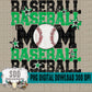 Baseball Mom; Kelly Green & Black