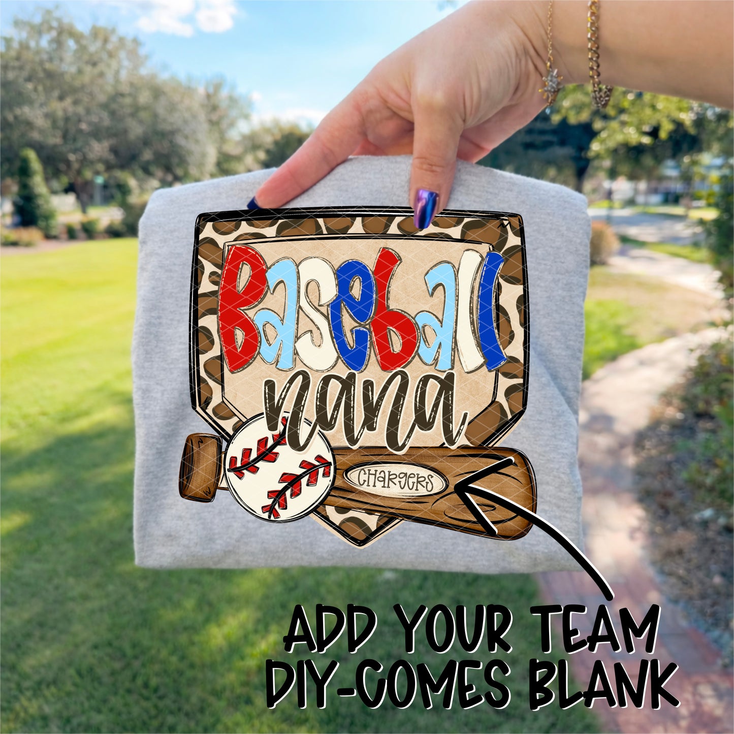 Baseball Nana DIY (Font Used KA-Sadie May Bold)
