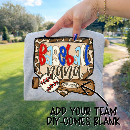 Baseball Nana DIY (Font Used KA-Sadie May Bold)