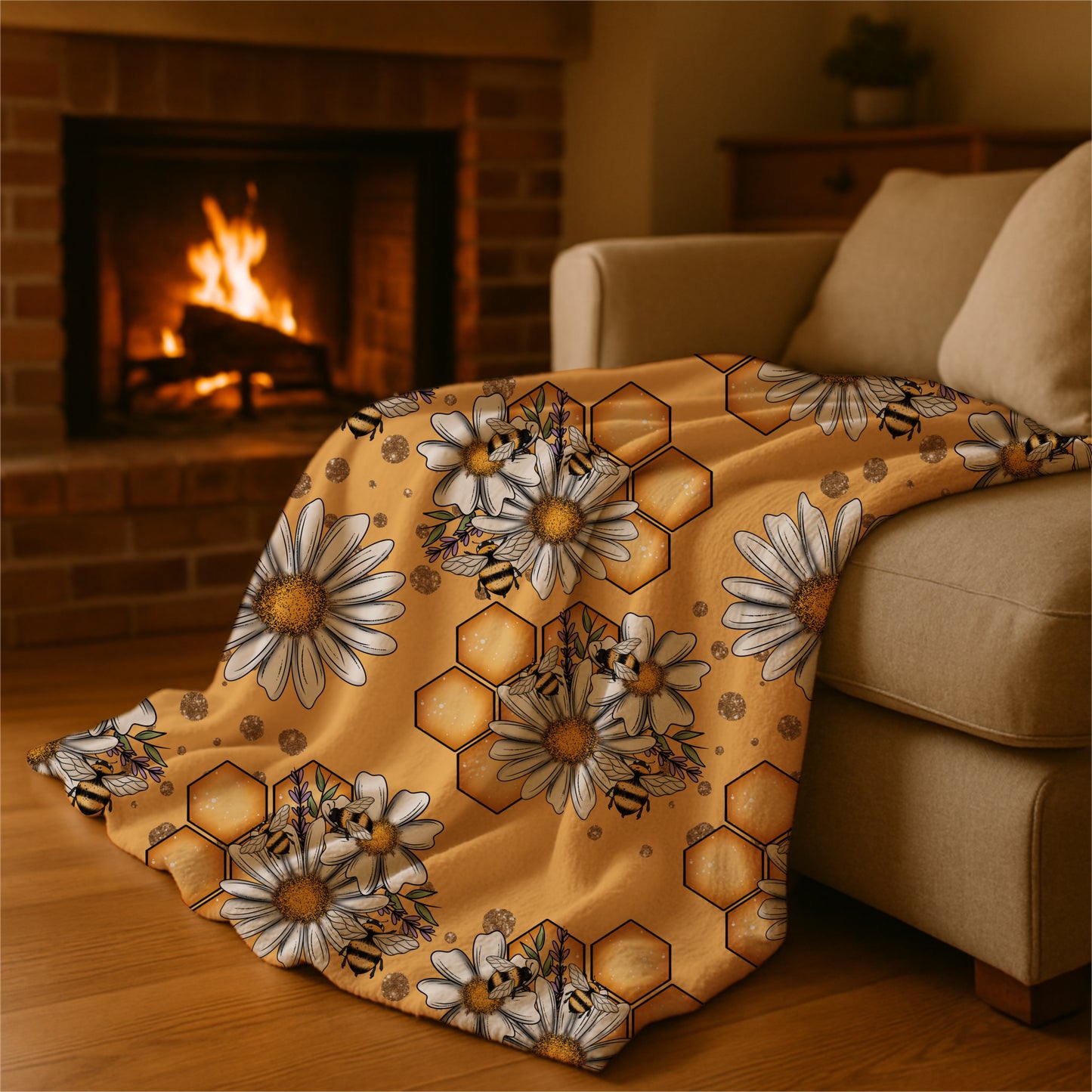 Retro Bee Garden Seamless Bundle