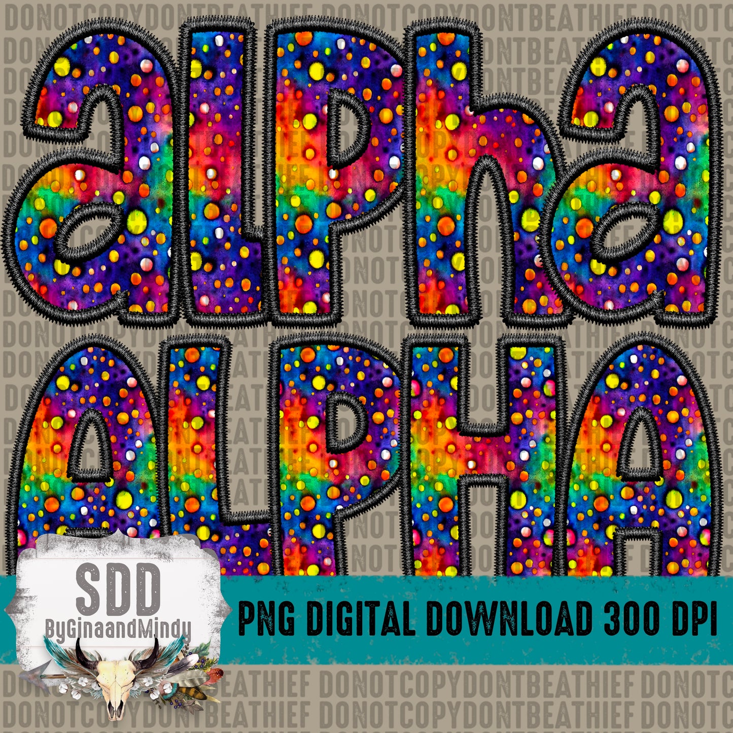 Big Dots Alpha Set Bundle (1 SET)