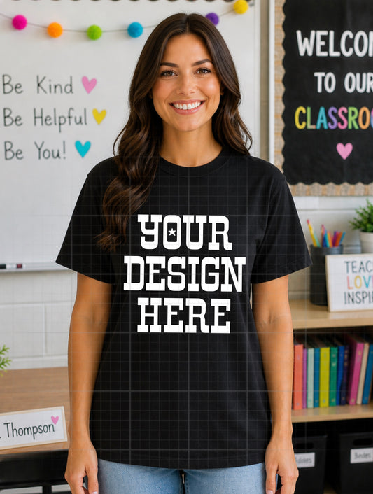 Black Mock Teacher