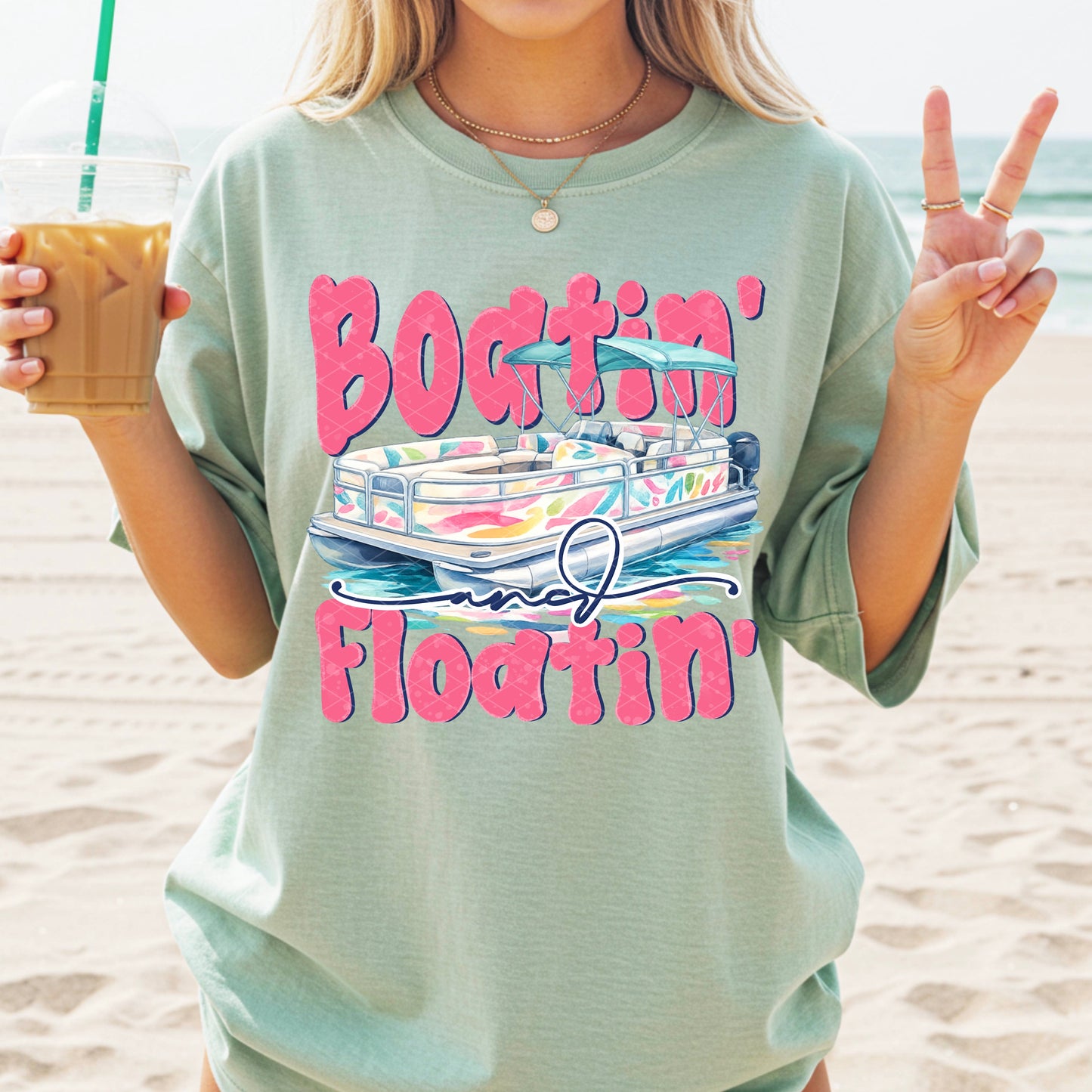 Boatin' and Floatin' Pontoon