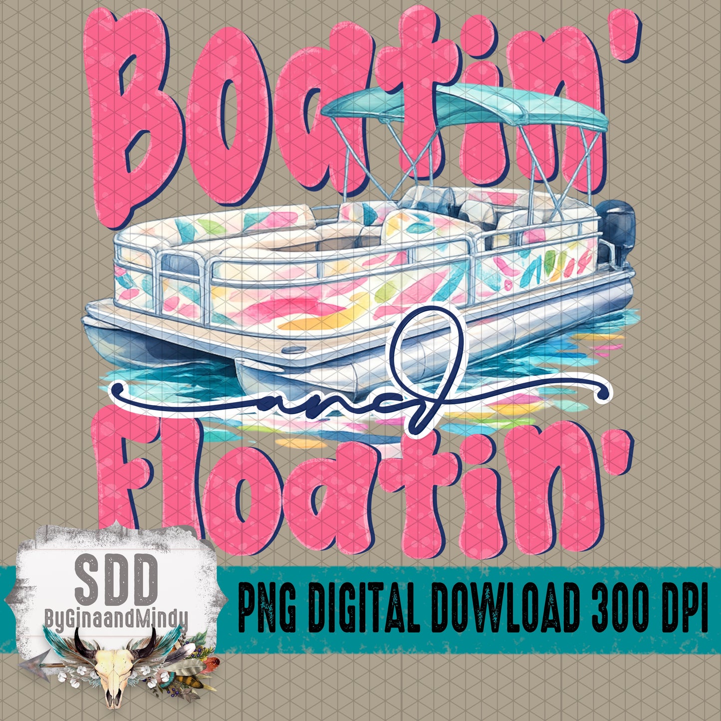 Boatin' and Floatin' Pontoon