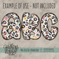 Boho Glam Leopard Digital Paper (Not Seamless)