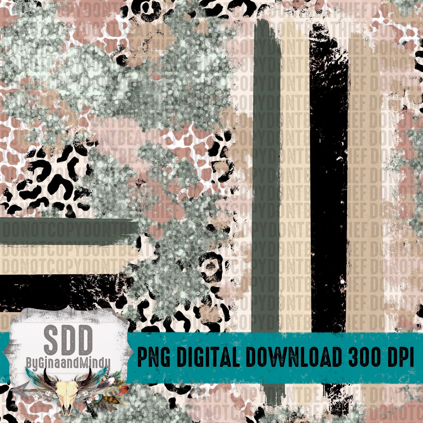 Boho Digital Paper