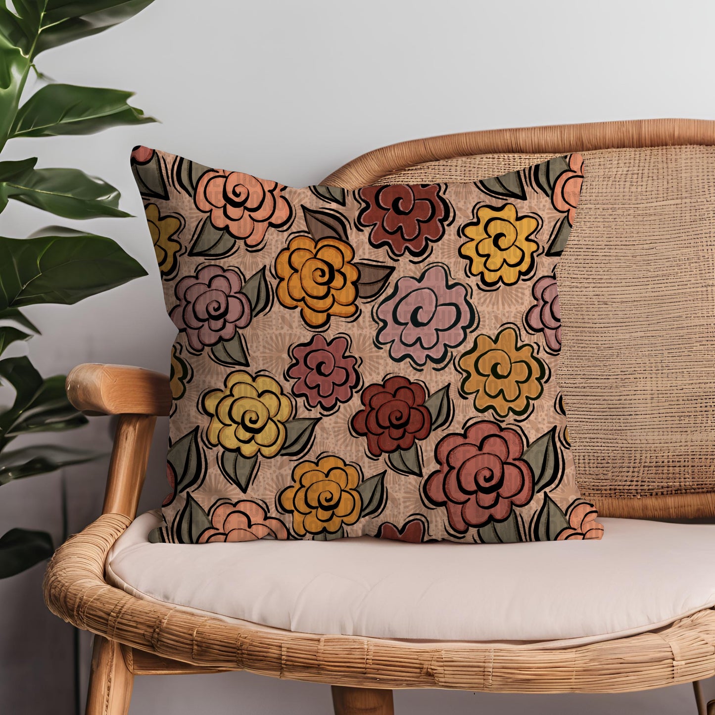 Fall Florals Seamless Bundle