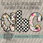Boho Glam Alpha (3 Sets Aa-Zz, 0-9, Special Characters, Special Shapes)