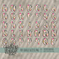 Boho Glam Alpha (3 Sets Aa-Zz, 0-9, Special Characters, Special Shapes)