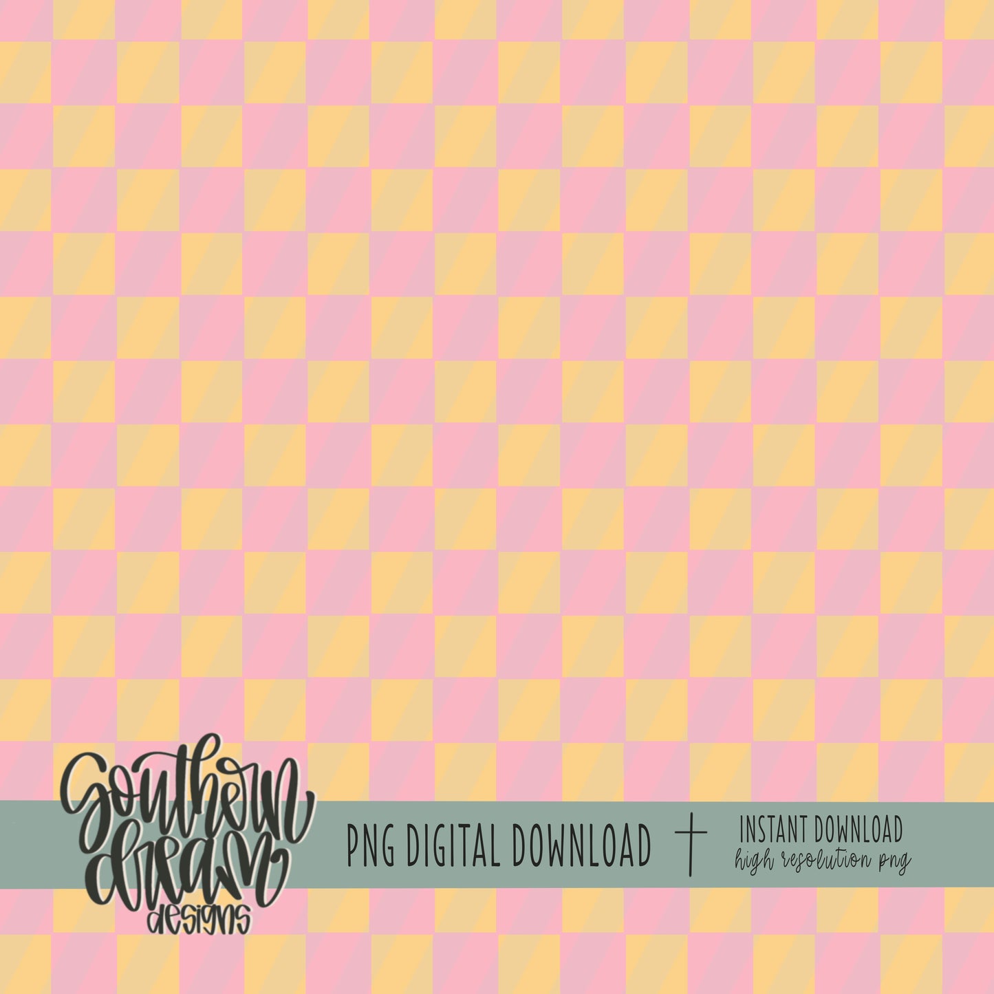 Boho Glam Checkered Digital Paper (Not Seamless)