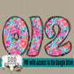 Bold Bloom Alpha (1 Set Uppercase, Lowercase, 0-9, Special Characters)