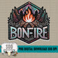 Bonfire Faux Embroidery