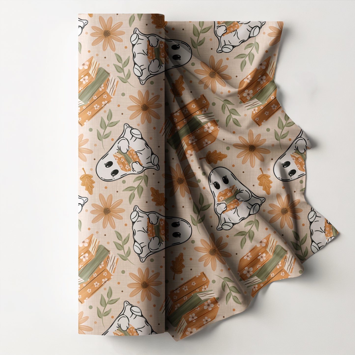 Booked Ghosties Seamless Digital Paper BUNDLE