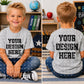 Athletic Grey School Front & Back