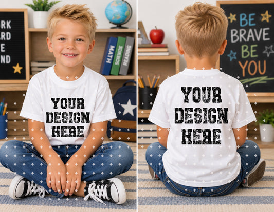 White School Front & Back