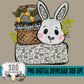 Camo Easter Bunny Name Plate (Comes Blank)- Font Used is Demi May