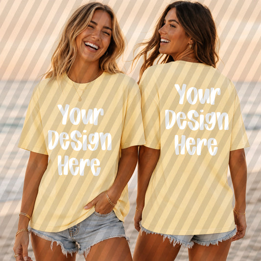 Front & Back Ocean Scene Butter CC