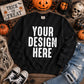 Black Halloween Mockup